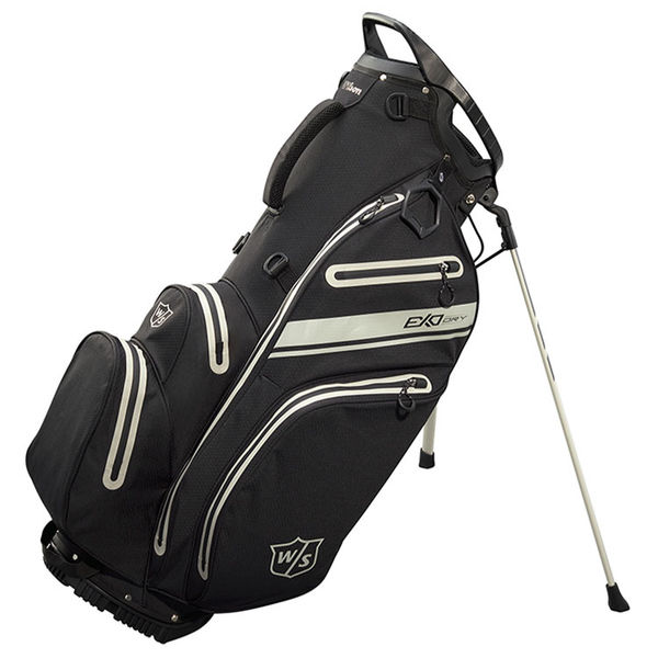 Compare prices on Wilson EXO Dry Golf Stand Bag - Black Charcoal Silver