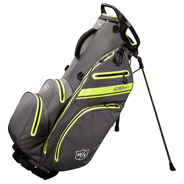 Compare prices on Wilson EXO Dry Golf Stand Bag - Charcoal Citron Silver