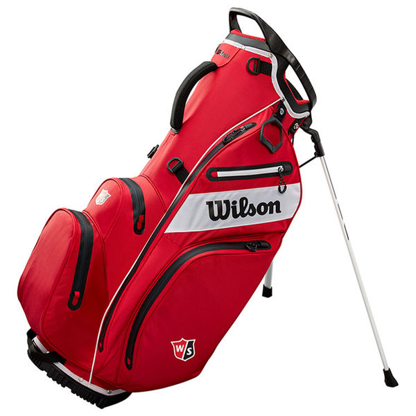 Compare prices on Wilson EXO Dry Golf Stand Bag - Red Black White