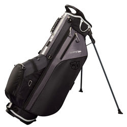 Wilson Staff Feather Golf Stand Bag - Black Charcoal Silver