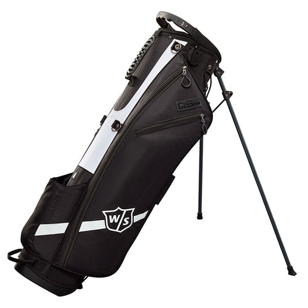Compare prices on Wilson QS Golf Stand Bag - Black Charcoal Red
