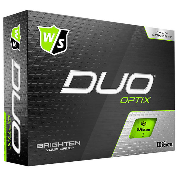 Compare prices on Wilson Staff Duo Optix Matte Golf Balls - Green