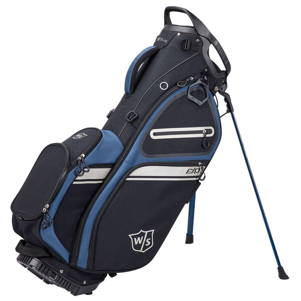 Compare prices on Wilson Staff EXO II Golf Stand Bag - Black Blue