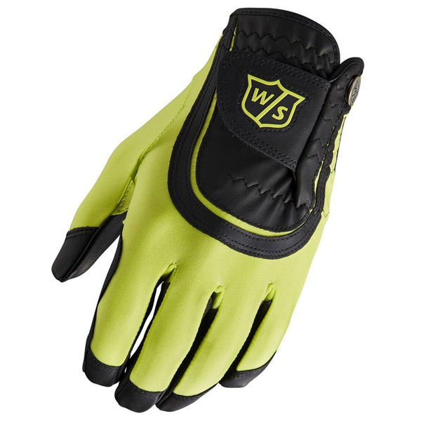Compare prices on Wilson Staff Fit All Golf Glove - Black Green