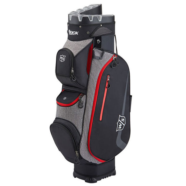 Compare prices on Wilson Staff i Lock III Golf Cart Bag - Black Grey Red