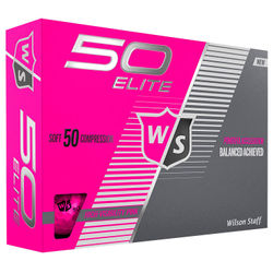 Wilson Staff Ladies Fifty Elite Golf Balls - Pink