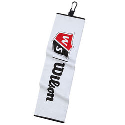 Wilson Staff Tri-Fold Golf Towel - White
