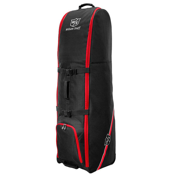 Compare prices on Wilson Staff Wheeled Golf Travel Cover - Black Red